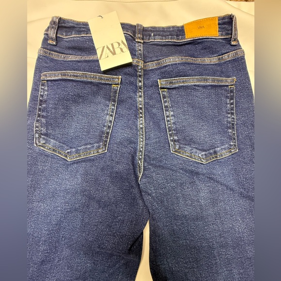 Zara Indigo Wide Leg Jeans - Picture 4 of 6